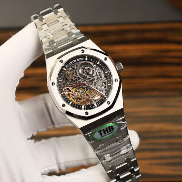 Audemars Piguet Royal Oak 15407 Copies Watches Dial Skeleton THB Factory 41mm