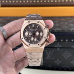 Audemars Piguet Super Clone Watch Royal Oak 26331OR Chocolate Dial IP Factory 41mm