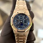 Audemars Piguet Royal Oak 26574OR Rose Gold Super Clone Watch Blue Dial 41mm