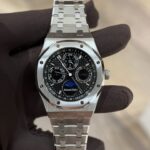 Audemars Piguet Super Clone Watch Royal Oak 26574ST Black Dial 41mm