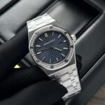 Audemars Piguet Super Clone Watch Royal Oak Womens Dial Blue 34mm - Image 3
