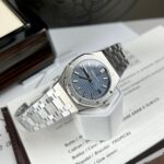 Audemars Piguet Super Clone Watch Royal Oak Blue Dial Metal Wire 34mm - Image 2