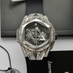 Hublot Big Bang Sang Bleu II Super Clone Watch Black HB Factory 44mm