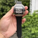 Hublot Best Super Clone Watch Big Bang Square Titanium Rubber Strap BBF Factory 42mm