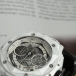 Hublot Best Super Clone Watch Big Bang Sang Bleu II White Ceramic BBF 45mm - Image 7