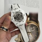 Hublot Best Super Clone Watch Big Bang Sang Bleu II White Ceramic BBF 45mm - Image 2