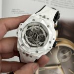 Hublot Best Super Clone Watch Big Bang Sang Bleu II White Ceramic BBF 45mm - Image 3