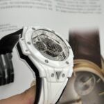 Hublot Best Super Clone Watch Big Bang Sang Bleu II White Ceramic BBF 45mm - Image 6