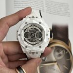 Hublot Best Super Clone Watch Big Bang Sang Bleu II White Ceramic BBF 45mm - Image 4