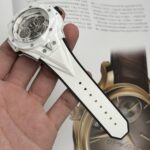 Hublot Best Super Clone Watch Big Bang Sang Bleu II White Ceramic BBF 45mm - Image 5