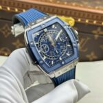 Hublot Spirit Of Big Bang Titanium Replica Watch Bezel Blue BBF Factory 42mm - Image 3