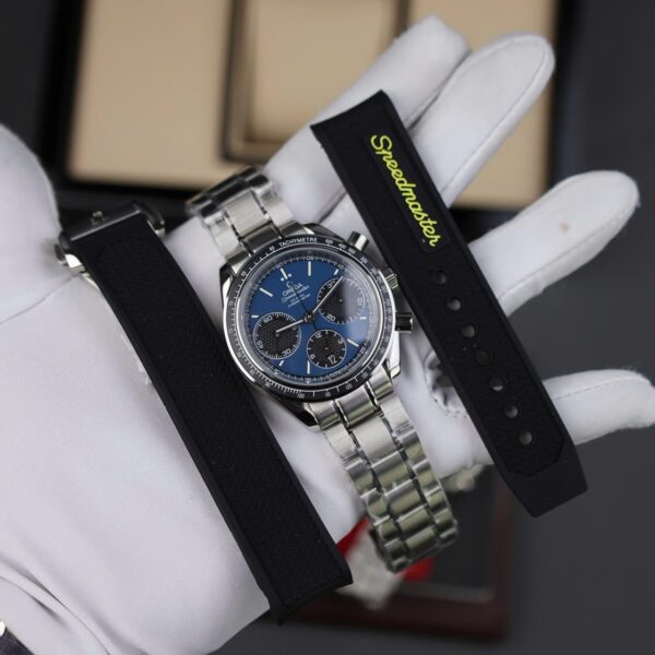 Omega Speedmaster Replica Watch Racing Chronograph Dial Blue 40mm