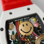 Richard Mille Super Clone Watches RM88 Smiley White Ceramic Fabic Nato Strap 42mm - Image 6