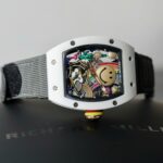 Richard Mille Super Clone Watch RM88 Smiley Fabic Nato Gray 42mm - Image 3