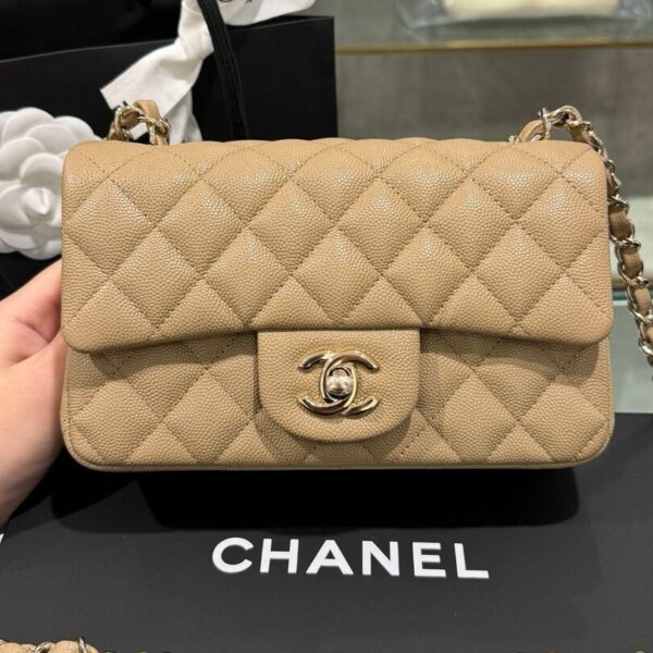 Chanel Replica 11 Women's Brown Cow Leather Bag 20cm