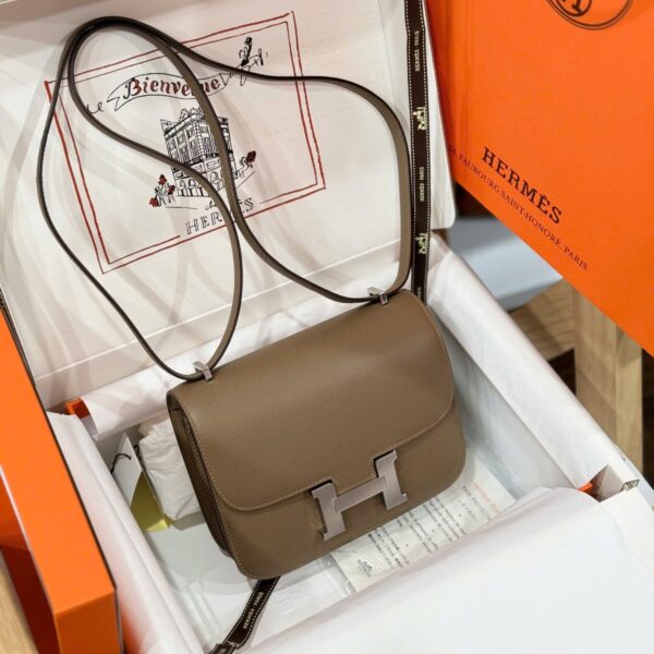 Hermes Constance Like Auth Women's Bag Silver Lock 18cm