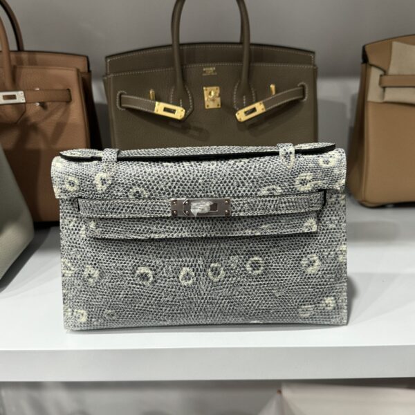 Hermes Kelly Women's Crocodile Leather Silver Lock Super Grade Bag 22x7x3cm