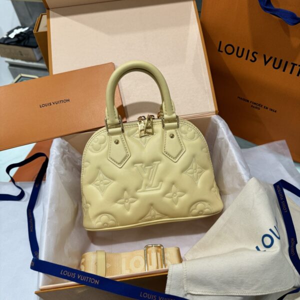 Louis Vuitton Alma BB Super Premium Yellow Bag 24.5x18x12cm