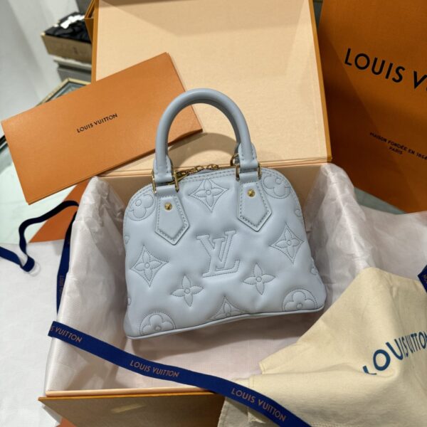 Louis Vuitton Alma BB Super Grade Blue Handbag 24.5x18x12cm