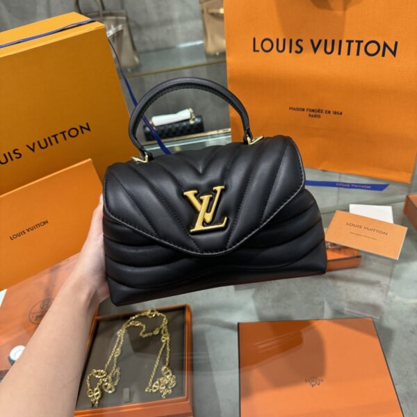 Louis Vuitton LV Hold Me Black Like Auth Bag 23x15x10cm