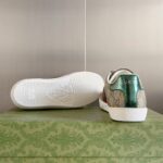 Gucci Classic Ace Series Embroidered Little Bee White Shoes - Image 2