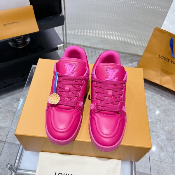 Louis Vuitton LV Pink Trainer Sneakers