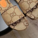 Gucci Maxi GG Canvas Slides - Image 4