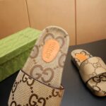 Gucci Maxi GG Canvas Slides - Image 5