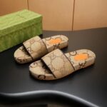 Gucci Maxi GG Canvas Slides - Image 8