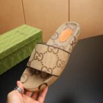 Gucci Maxi GG Canvas Slides - Image 2