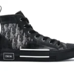 Dior B23 High Top Sneakers - Canvas Oblique Black