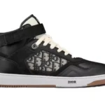 Dior B27 High Top Sneakers - Black Beige