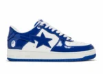 A Bathing Ape Bape Sta – Patent Leather White Blue