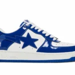 A Bathing Ape Bape Sta – Patent Leather White Blue