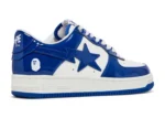 A Bathing Ape Bape Sta – Patent Leather White Blue - Image 3