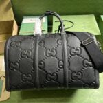 Gucci GG Embossed Leather Duffle Bag 725282 - Image 2