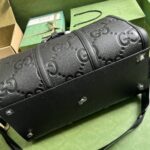 Gucci GG Embossed Leather Duffle Bag 725282 - Image 3