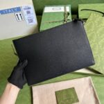 Gucci Calfskin Leather Gg Marmont Pouch 475317 - Image 2