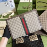 Gucci Balenciaga Hacker Project Web Bb Canvas Wristlet Clutch - Image 2