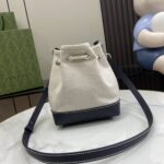 Gucci Print Mini Canvas Bucket Bag - Image 3