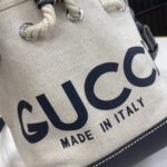 Gucci Print Mini Canvas Bucket Bag - Image 5