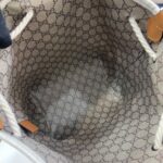 Gucci Print Small Canvas Bucket Bag - Image 8