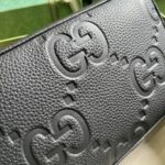 Gucci Jumbo GG Toiletry Case In Black Leather 766957 - Image 6