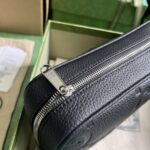 Gucci Jumbo GG Toiletry Case In Black Leather 766957 - Image 8