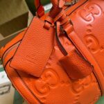 Gucci GG Embossed Leather Duffle Bag 725282 - Image 5
