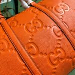 Gucci GG Embossed Leather Duffle Bag 725282 - Image 6