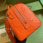 Gucci GG Embossed Leather Duffle Bag 725282 - Image 8