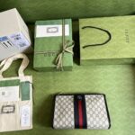 Gucci Gg Ophidia Toiletry Case Pouch Clutch 598234 - Image 4