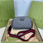 Gucci Gg Supreme Camera Bag Black 574886