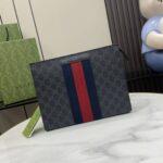 Gucci Gg Web Pouch Clutch 475316